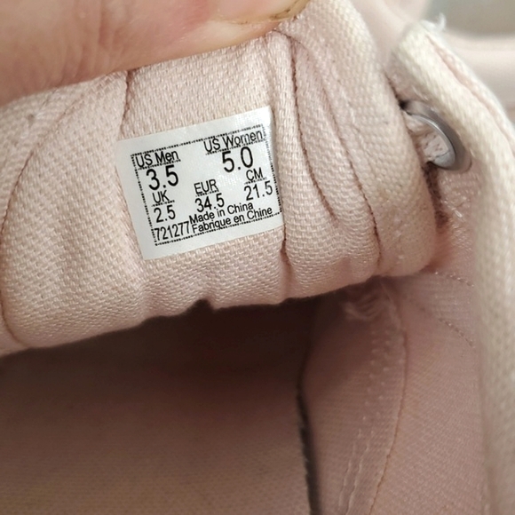 Vans Old Skool Mono Blush Pink Canvas Sneaker - Picture 9 of 10
